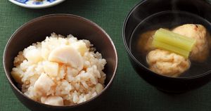 「新じゃがと帆立のご飯」が主役。野﨑洋光さんの春の4品献立
