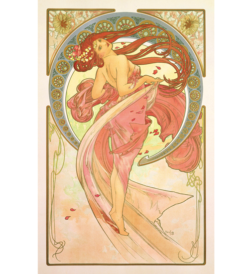アルフォンス・ミュシャ、悲劇（ドイツ劇場の装飾のための習作） ミュシャ展～運命の女たち～｜ アルトネ