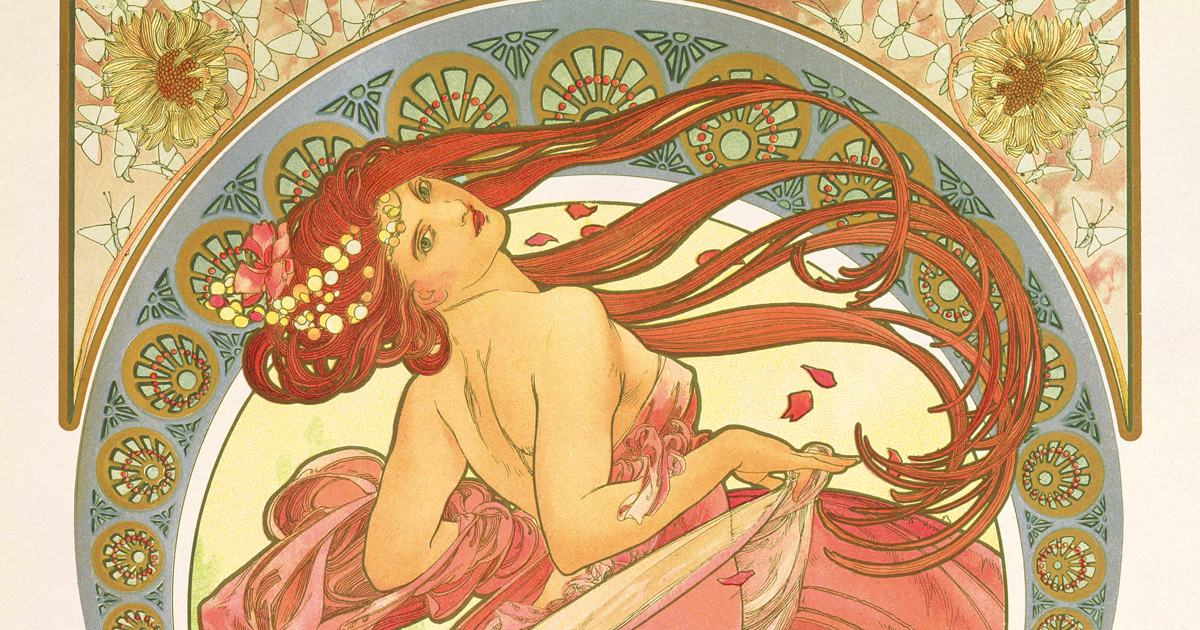 薔薇とレースのジャンクジャーナル・雑記帳　ミュシャに魅せられて… 薔薇とレースのジャンクジャーナル・雑記帳 シャビーローズと