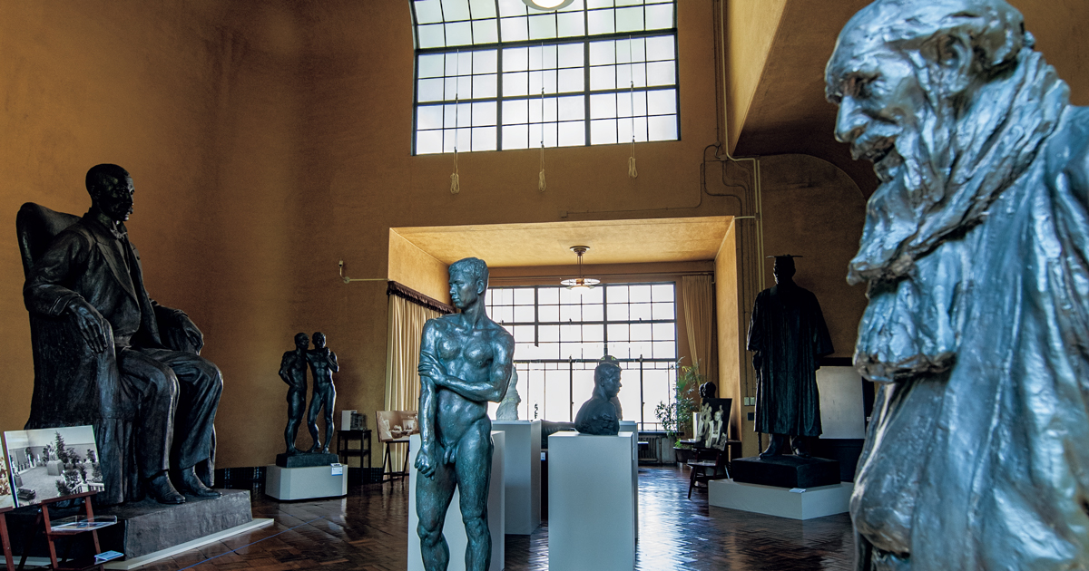 近代日本彫刻の牽引者の迫力を感じる！台東区立朝倉彫塑館