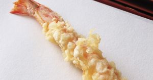 大暑の今日は「てんぷら近藤」に教わる車海老の天ぷら