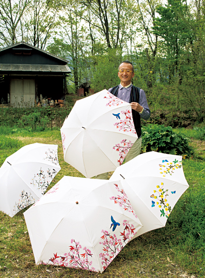 家庭画報×今森光彦さん】晴雨兼用「オーレリアンの傘」を作り