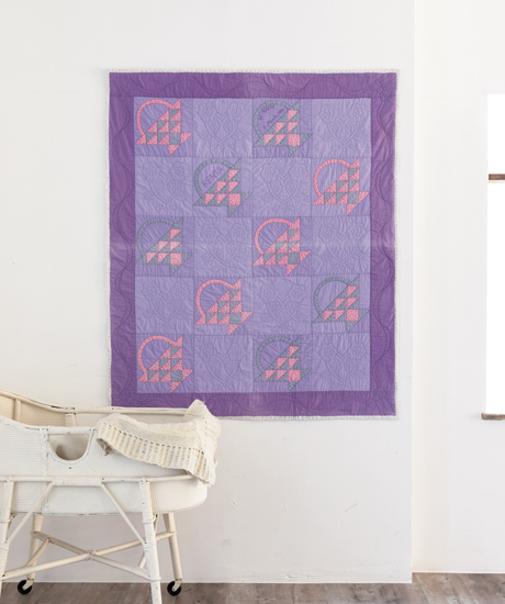 三浦百惠さんの愛情深さと創造性が際立つ、美しきキルト