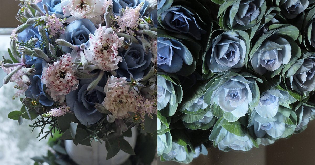 幻想的で美しい“青”の世界。ブルーの花を使ったブーケ&アレンジ5選
