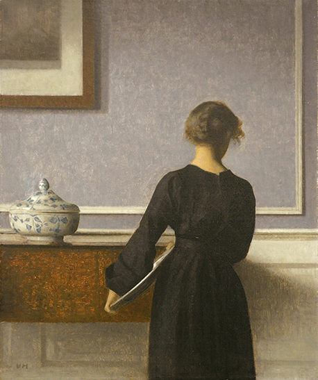 北欧のフェルメール” デンマーク Poul Ekelund 絵画 人物画 北欧