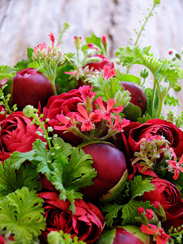 Flowerしゃぼんイヤリング、ジーナシス・fifth・アダムエロペ