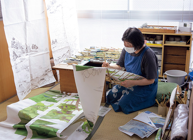 松本幸四郎夫人・藤間園子さんが案内する「東京友禅」の魅力
