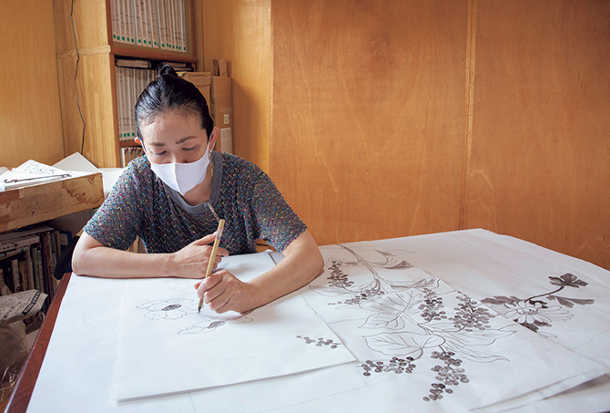 松本幸四郎夫人・藤間園子さんが案内する「東京友禅」の魅力