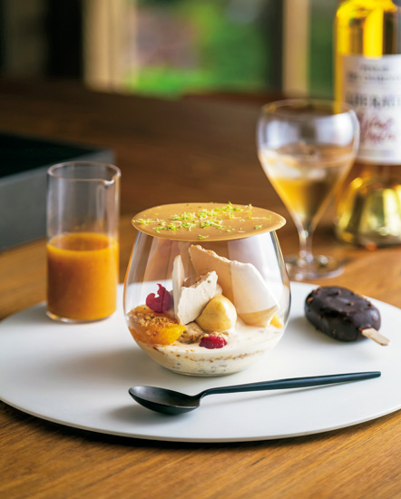 レア　倉敷意匠　モーニングシップ　ガラスジャー　cake ケーキ　M 町家のサロンで味わう世界が認めた口福のデザート＆ケーキ 「アッサン