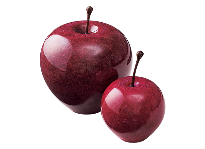大理石　りんご５色　置物 DETAIL ディテール MARBLE APPLE マーブルアップル オブジェ L［全5色