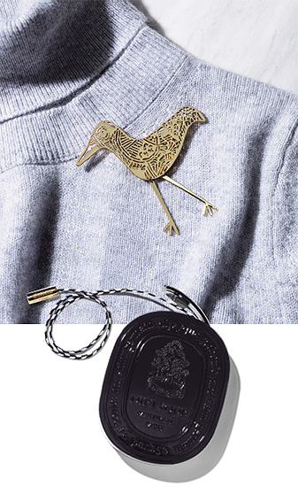 ディプティック」の魅惑的な香りを身につけられるアクセサリーが登場